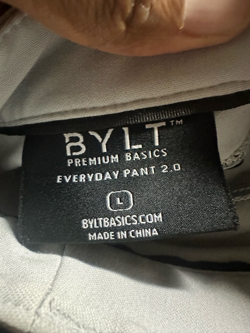 BYLT Basics Light Gray Chino Pants - Picture 9 of 10